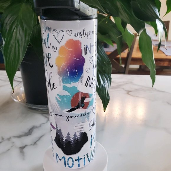 Love Yourself Motivational 30oz Tumbler with duo lids 🎉sale - Picture 1 of 11